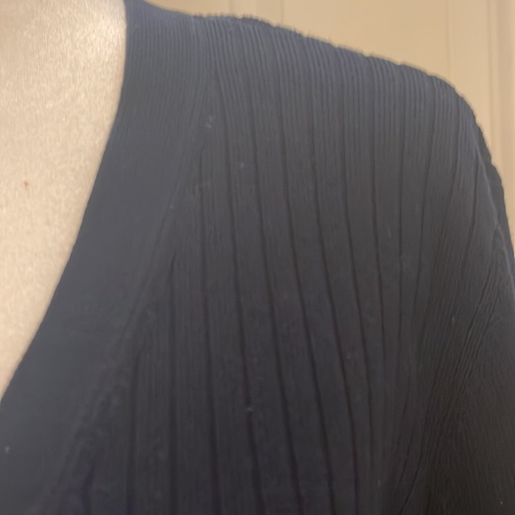 Talbots Navy Blue Duster Sweater - Picture 4 of 6